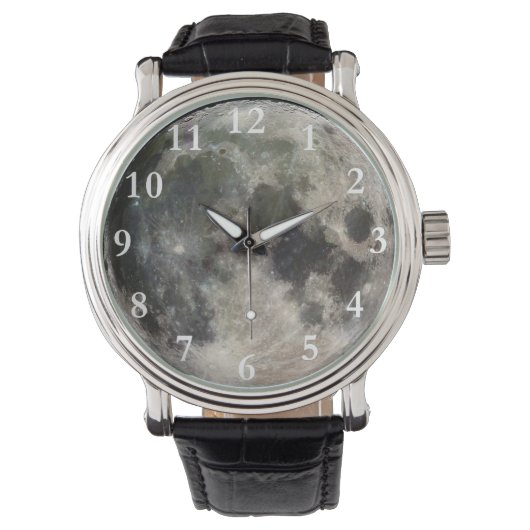 Volle Maan Kijk Ik Hou Van Je Naar De Maan En Teru Horloge (Voorkant)