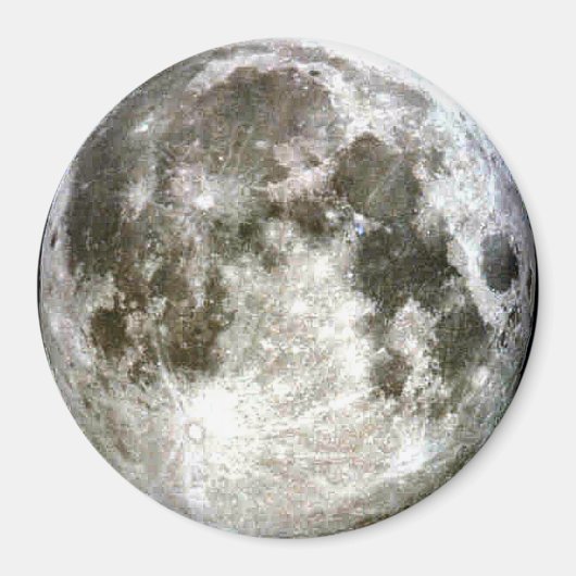 Volle Maan Koelkast Magneet (Voorkant)