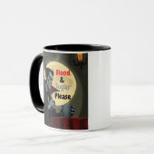 Volle maan koffie mok (Voorkant links)