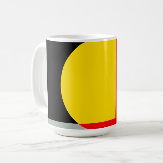 volle maan koffiemok (Voorkant links)