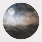 volle maan labels (Design 1)