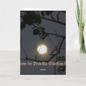 Volle maan liefde kaart (Achterkant)