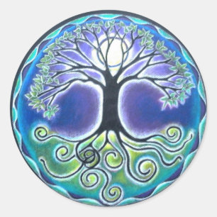 Volle Maan Mandala Sticker