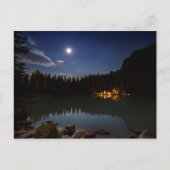 Volle maan | Meer Louise, Canada Briefkaart (Voorkant)