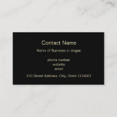 Volle Maan met Raven professional Visitekaartje (Achterkant)