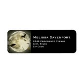 Volle Maan met vleermuizen en Raven. Etiket (Voorkant)