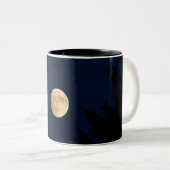 Volle Maan Middenblauw Tweekleurige Mok - Celestia (Voorkant rechts)