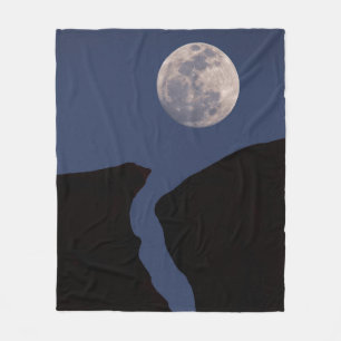 Volle Maan   Monument Valley, Arizona Fleece Deken