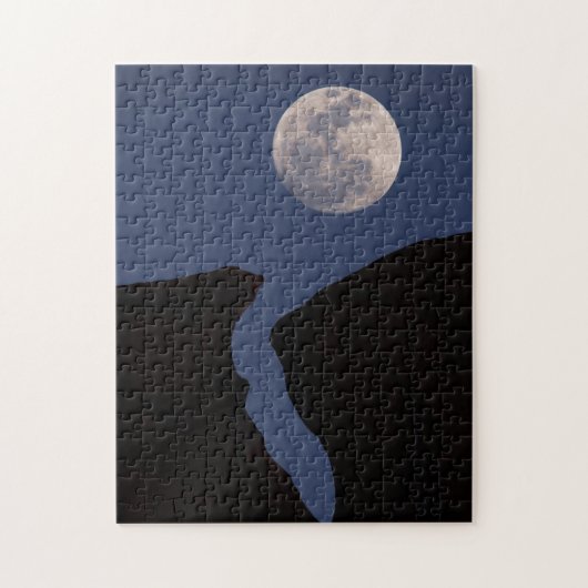 Volle Maan | Monument Valley, Arizona Legpuzzel (Verticaal)