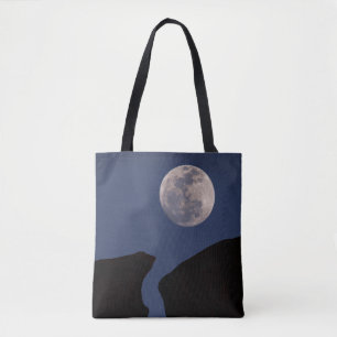 Volle Maan Monument Valley, Arizona Tote Bag