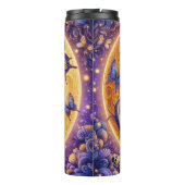 Volle maan nacht bos uil thermosbeker (Achterkant)