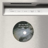 Volle Maan Nacht Sky gepersonaliseerd Magneet (Insitu (Vaatwasser))