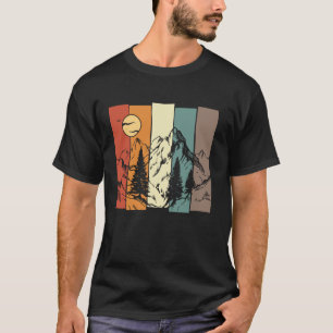 Volle Maan Natuur Bos Dieren Bomen Buiten T-shirt