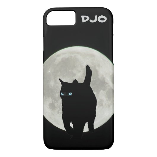Volle Maan Ninja Cat Case-Mate iPhone Case (Achterkant)