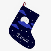 Volle Maan om Middernacht & Sterren Grote Kerstsok (Voorkant (Hangend))