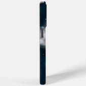 Volle Maan op Blauwe Suede met Raven Case-Mate iPhone Case (Achterkant / Rechts)