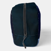 Volle Maan op Blauwe Suede met Raven Toilettasje (Rechts)