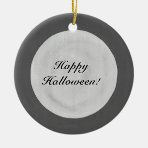Volle maan op Dark Sky Happy Halloween Ornamenten