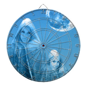 Volle Maan Opkomend Dartbord