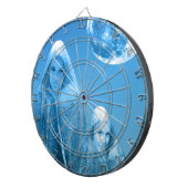 Volle Maan Opkomend Dartbord (Voorkant Rechts)