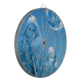 Volle Maan Opkomend Dartbord (Voorkant Links)
