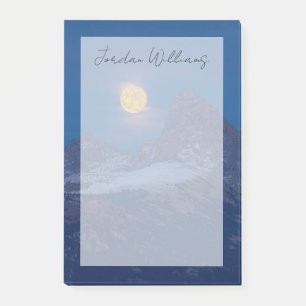 Volle Maan Opkomend Grand Teton Driggs, Idaho Post-it® Notes