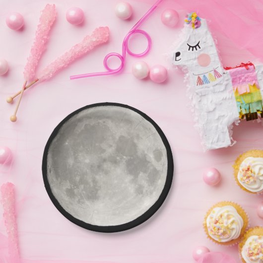 volle maan papieren bordje (Feest)