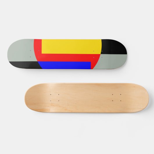 volle maan persoonlijk skateboard (Horizontaal)