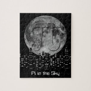 Volle Maan Pi In De Lucht Legpuzzel