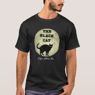 Volle maan Raven Edgar Allan Poe citeren de zwarte T-shirt