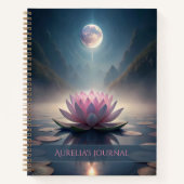 Volle Maan Reflectie - Lunar Witch Spiritueel Notitieboek (Voorkant)