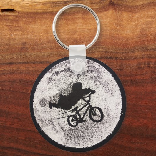 Volle Maan Ride Sleutelhanger (Voorkant)