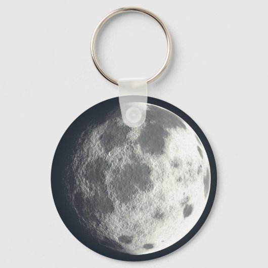 Volle Maan Rits-Pull & Bagagelabel, Sleutelhanger (Voorkant)