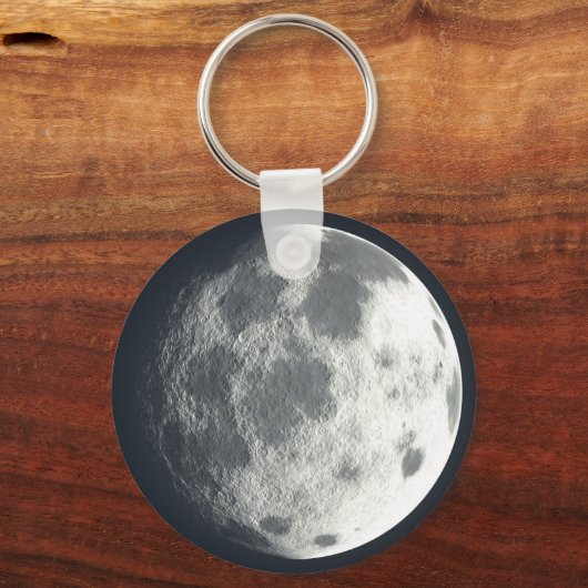 Volle Maan Rits-Pull & Bagagelabel, Sleutelhanger (Voorkant)