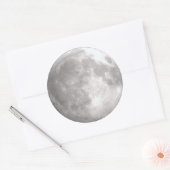 Volle Maan Ronde Stickers (Envelop)