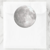 Volle Maan Ronde Stickers (Tas)