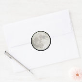 Volle Maan Ronde Stickers (Envelop)