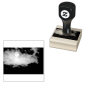 volle maan rubberstempel (Gestempeld)