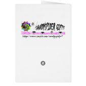 Volle Maan, Schedel en Blauwe Pompoen bij Nacht Ka (Achterkant)