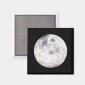 Volle maan schilderij magneet (Voorkant / Achterkant)