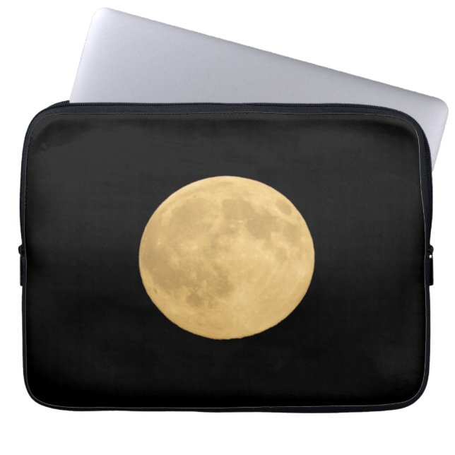 Volle Maan | Seattle, Washington Laptop Sleeve (Voorkant)
