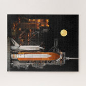 volle maan shuttle legpuzzel (Horizontaal)