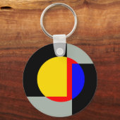 volle maan sleutelhanger (Voorkant)