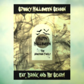 Volle Maan Spin Vleermuizen Griezelig Eng Gelukkig Raamsticker (Vel 3)