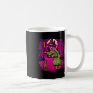 Volle Maan Spooky Halloween Kostuum Scary Broomsti Koffiemok