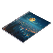 Volle Maan, Stad bij Nacht Notitieboek (Linkerzijde)