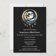 Volle maan sterrenhemel hemels chic