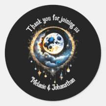 Volle maan sterrenhemel hemels chic