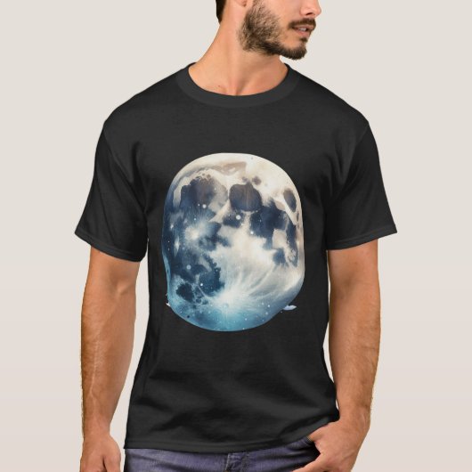 volle maan t-shirt (Voorkant)