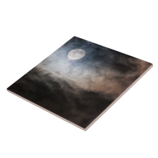 volle maan tegeltje (Zijkant)